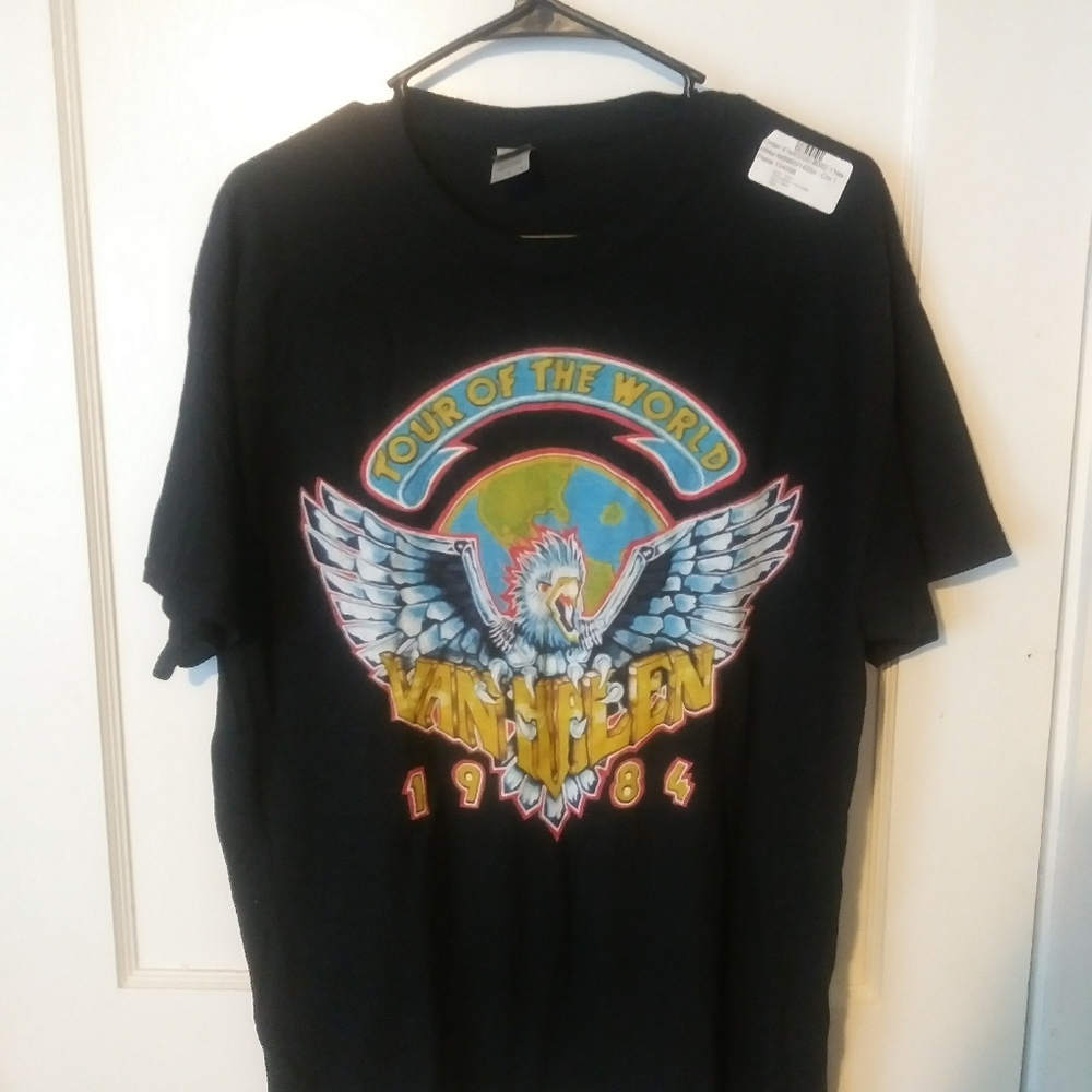 Van Helen 1984 tour of the world tee shirt
